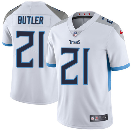 Tennessee Titans #21 Malcolm Butler White Youth Stitched Vapor Untouchable Limited Jersey Youth