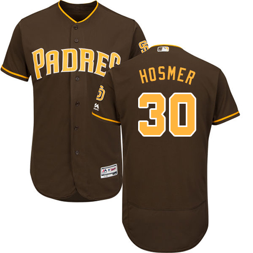 San Diego Padres #30 Eric Hosmer Brown Flexbase Authentic Collection Stitched Jersey Men's