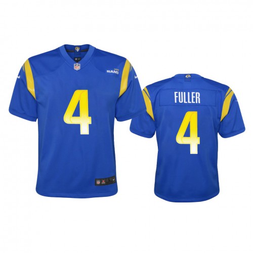 Los Angeles Los Angeles Rams #4 Jordan Fuller Youth Game Jersey - Royal Youth