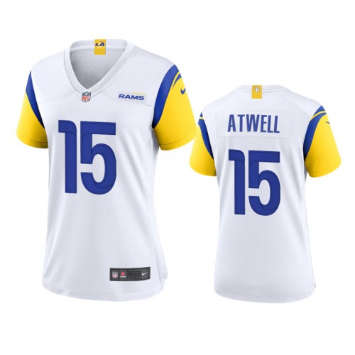 Los Angeles Los Angeles Rams #15 Tutu Atwell Women's Alternate Game Jersey - White Womens
