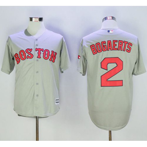 Boston Red Sox #2 Xander Bogaerts Grey New Cool Base Stitched Jersey Men's