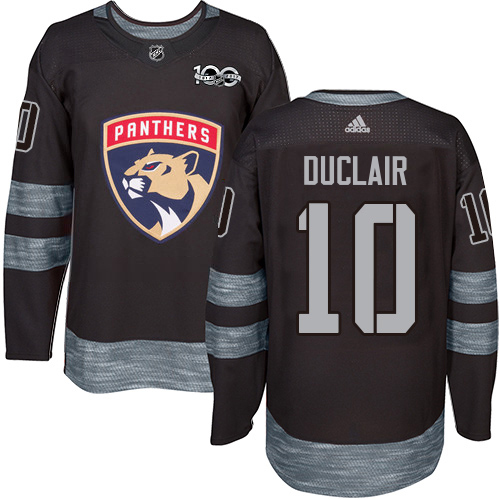 Adidas Panthers #10 Anthony Duclair Black 1917-2017 100th Anniversary Stitched Jersey