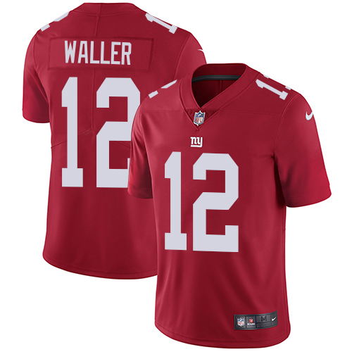 Giants #12 Darren Waller Red Alternate Youth Stitched Vapor Untouchable Limited Jersey