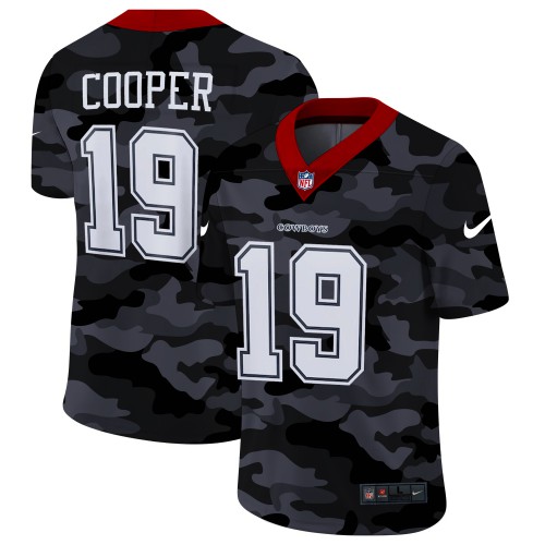 Dallas Dallas Cowboys #19 Amari Cooper Men's 2020 Black CAMO Vapor Untouchable Limited Stitched Jersey Men's