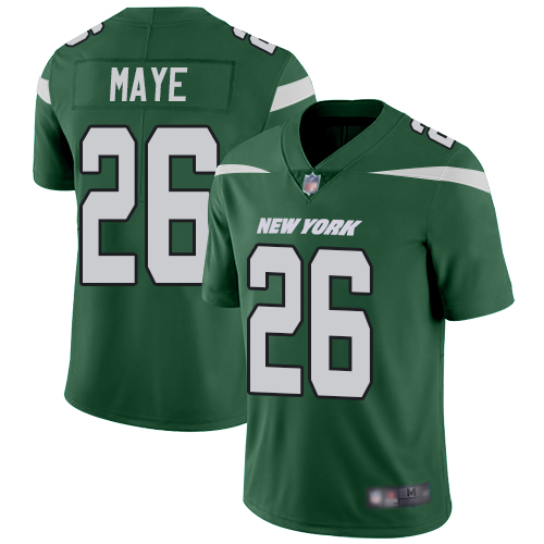 New York Jets #26 Marcus Maye Green Team Color Youth Stitched Vapor Untouchable Limited Jersey Youth