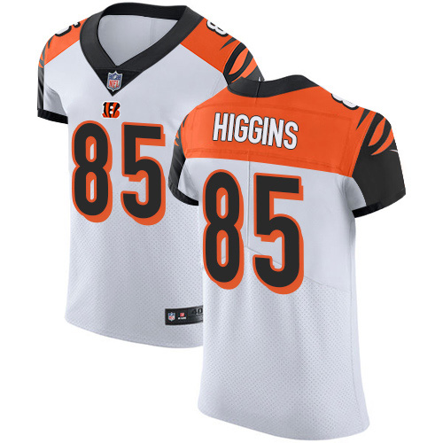 Bengals #85 Tee Higgins White Men's Stitched New Elite Jersey