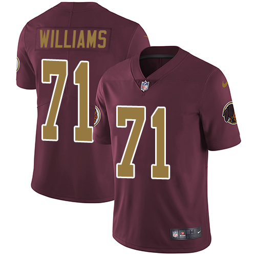 Washington Commanders #71 Trent Williams Burgundy Red Alternate Youth Stitched Vapor Untouchable Limited Jersey Youth