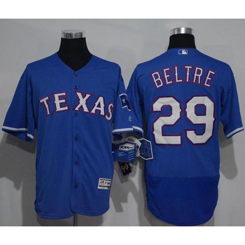 Texas Rangers #29 Adrian Beltre Blue Flexbase Authentic Collection Stitched Jersey Men's