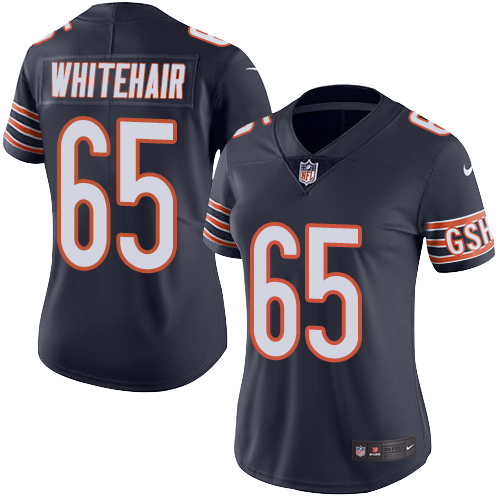 Chicago Bears #65 Cody Whitehair Navy Blue Team Color Women's Stitched Vapor Untouchable Limited Jersey Womens