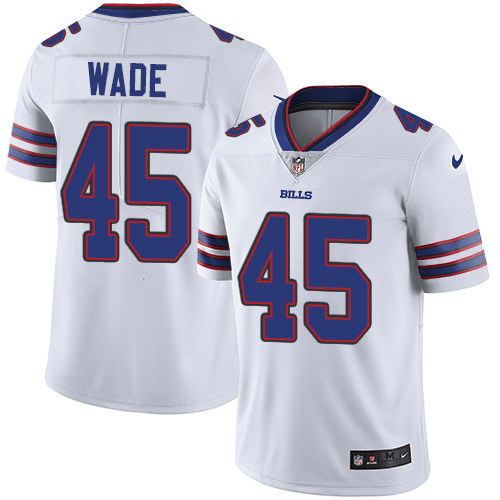 Buffalo Bills #45 Christian Wade White Men's Stitched Vapor Untouchable Limited Jersey Men's