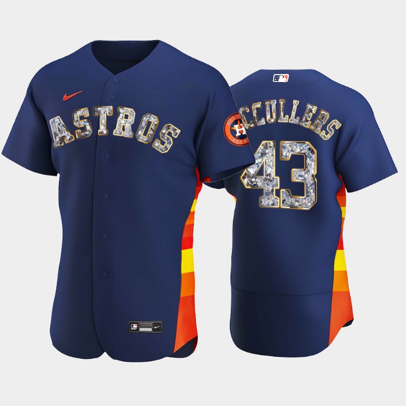 Houston Astros #43 Lance Mccullers Men's Diamond Edition Jersey - Navy