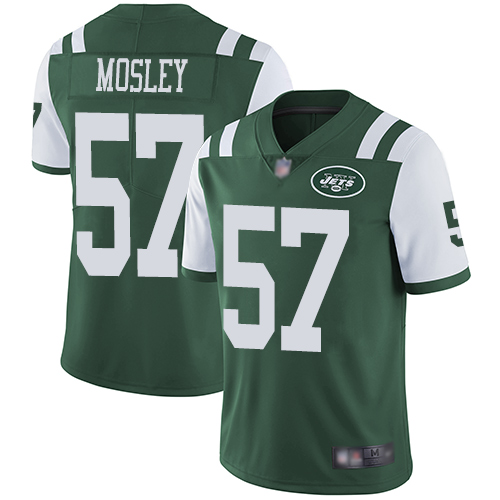 Jets #57 C.J. Mosley Green Team Color Men's Stitched Vapor Untouchable Limited Jersey