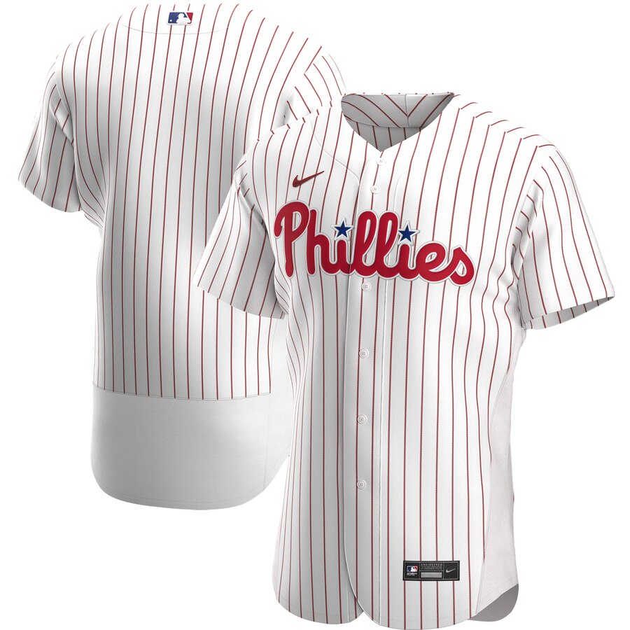 Philadelphia Phillies Men's White Home 2020 Authentic Official Team Jersey