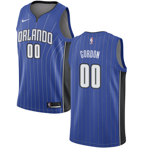 Orlando Magic #00 Aaron Gordon Royal Swingman Icon Edition Jersey Mens