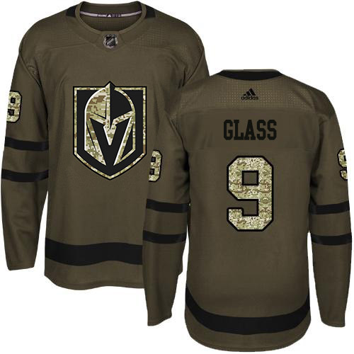 Adidas Golden Vegas Golden Knights #9 Cody Glass Green Salute to Service Stitched Jersey Men's