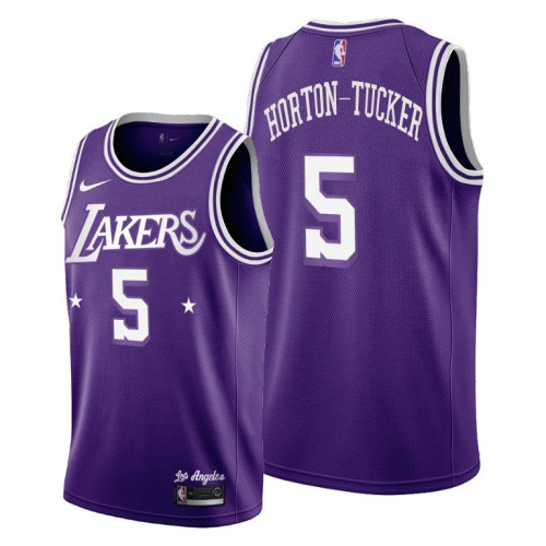 Los Angeles Los Angeles Lakers #5 Talen Horton-Tucker Womens 2021-22 City Edition Purple Jersey Womens