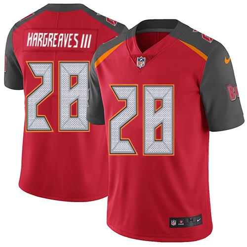 Tampa Bay Buccaneers #28 Vernon Hargreaves III Red Team Color Youth Stitched Vapor Untouchable Limited Jersey Youth