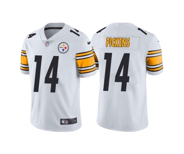 Men's Youth Women's Pittsburgh Steelers #14 George Pickens White Vapor Untouchable Limited Stitched Jersey