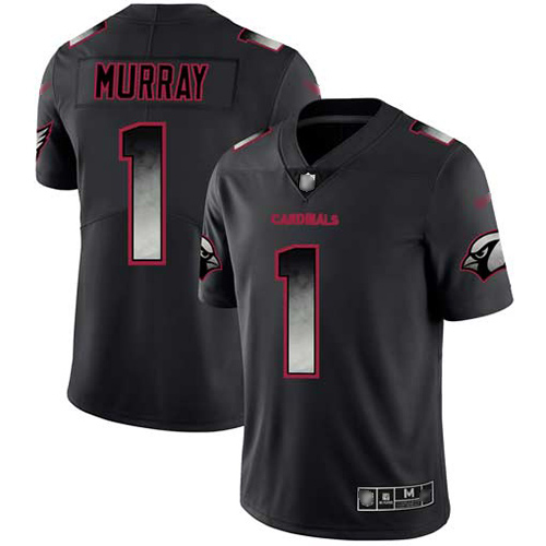 Cardinals #1 Kyler Murray Black Men's Stitched Vapor Untouchable Limited Smoke Fashion Jersey