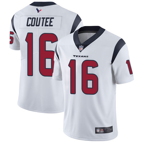 Houston Texans #16 Keke Coutee White Men's Stitched Vapor Untouchable Limited Jersey Men's