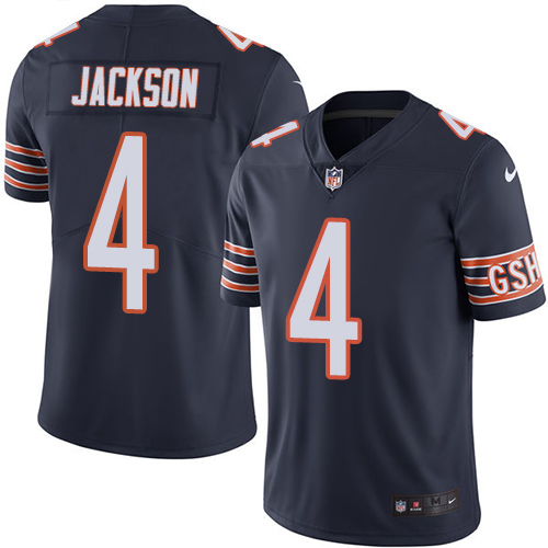 Bears #4 Eddie Jackson Navy Blue Team Color Youth Stitched Vapor Untouchable Limited Jersey