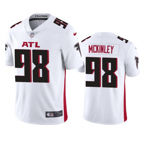 Atlanta Atlanta Falcons #98 Takkarist Mckinley Men's White 2020 Vapor Untouchable Limited Jersey Men's