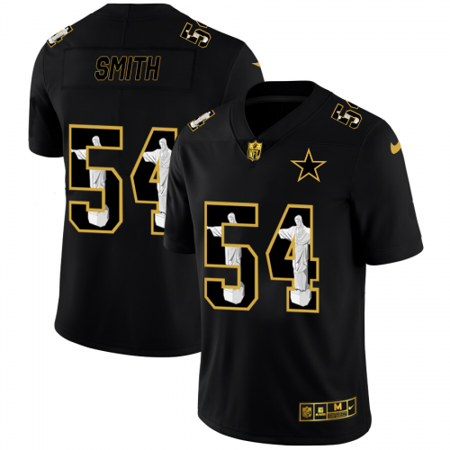 Dallas Dallas Cowboys #54 Jaylon Smith Carbon Black Vapor Cristo Redentor Limited Jersey Men's
