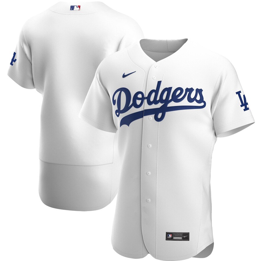 Los Angeles Dodgers Men's White Home 2020 Authentic Official Team Jersey