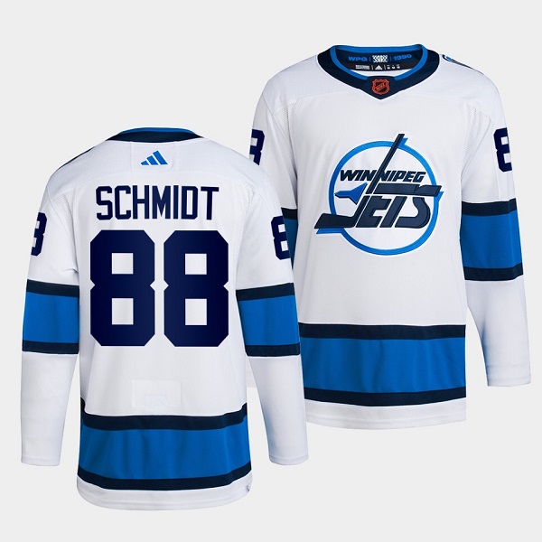 Winnipeg Jets #88 Nate Schmidt Men's Adidas Reverse Retro 2.0 Authentic Player Jersey - White
