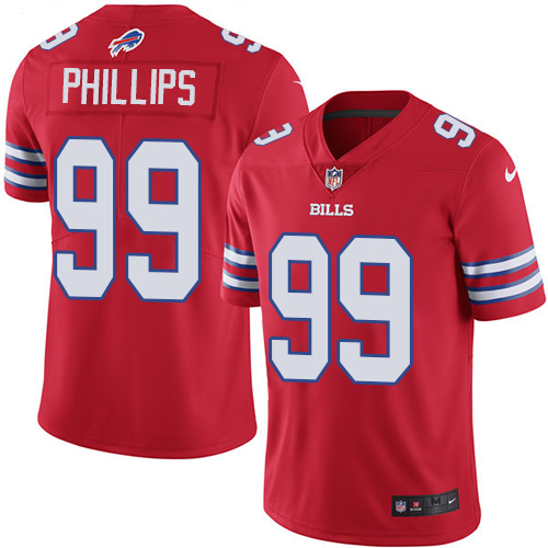 Buffalo Bills #99 Harrison Phillips Red Men's Stitched Limited Rush Jersey Men's