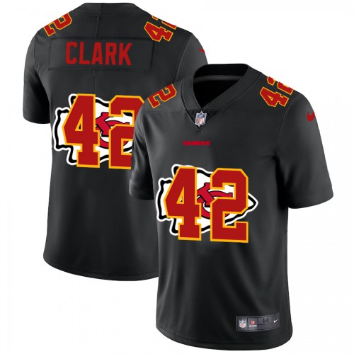 Kansas City Kansas City Chiefs #42 Anthony Sherman Men's Team Logo Dual Overlap Limited Jersey Black Men's