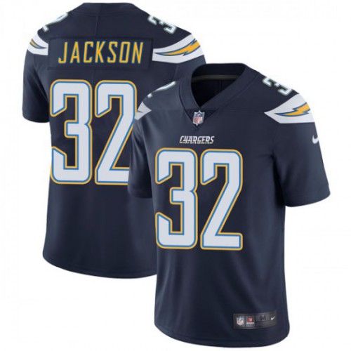 Los Angeles Chargers #32 Justin Jackson Navy Blue Team Color Men's Stitched Vapor Untouchable Limited Jersey Men's