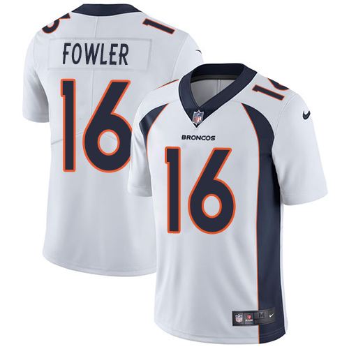 Denver Broncos #16 Bennie Fowler White Men's Stitched Vapor Untouchable Limited Jersey Men's