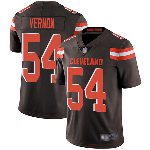 Cleveland Browns #54 Olivier Vernon Brown Team Color Youth Stitched Vapor Untouchable Limited Jersey Youth