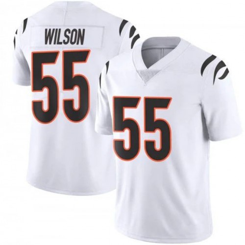 Cincinnati Cincinnati Bengals #55 Logan Wilson White Youth Vapor Limited Jersey Youth