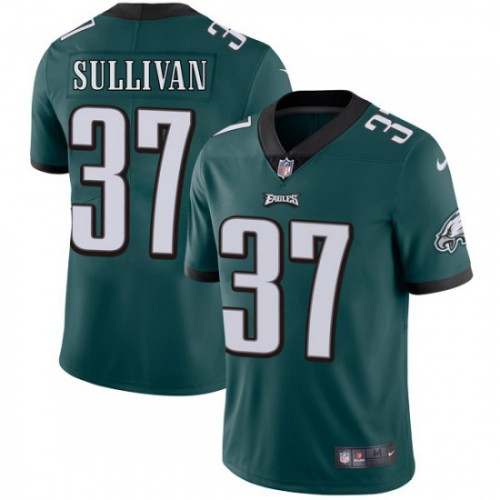 Philadelphia Eagles #37 Tre Sullivan Midnight Green Team Color Men's Stitched Vapor Untouchable Limited Jersey Men's