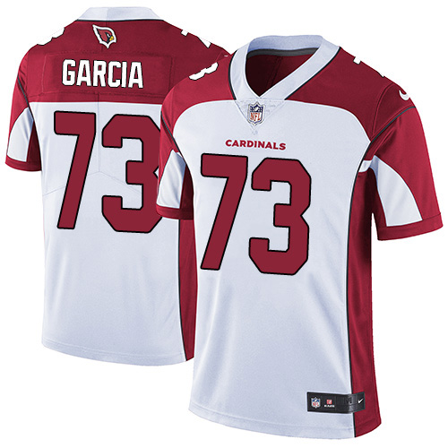 Cardinals #73 Max Garcia White Men's Stitched Vapor Untouchable Limited Jersey