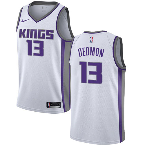 Sacramento Kings #13 Dewayne Dedmon White Swingman Association Edition Jersey Mens
