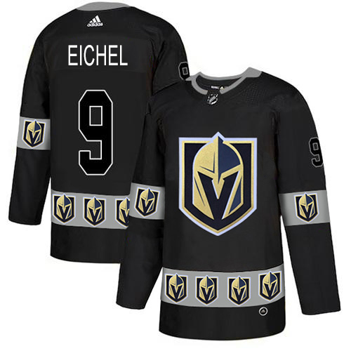 Adidas Golden Knights #9 Jack Eichel Black Authentic Team Logo Fashion Stitched Youth Jersey