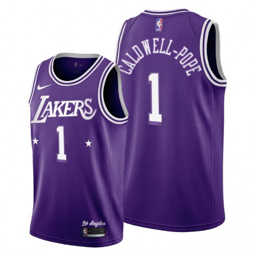 Los Angeles Los Angeles Lakers #1 Kentavious Caldwell-Pope Womens 2021-22 City Edition Purple Jersey Womens