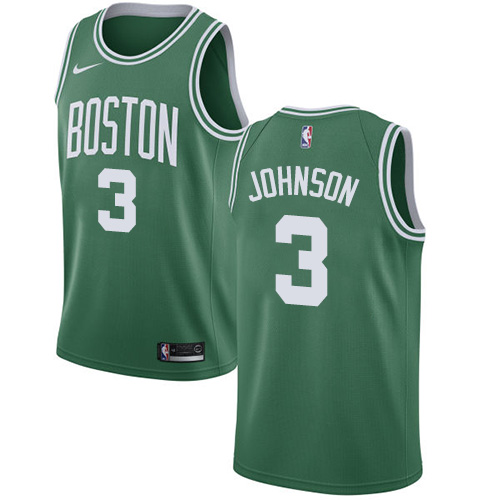 Boston Celtics #3 Dennis Johnson Green Swingman Icon Edition Jersey Mens