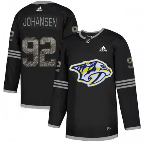 Adidas Nashville Predators #92 Ryan Johansen Black Authentic Classic Stitched Jersey Men's