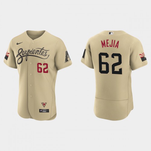 Arizona Arizona Diamondbacks #62 Humberto Mejia Men's 2021 City Connect Authentic Jersey Gold Men's