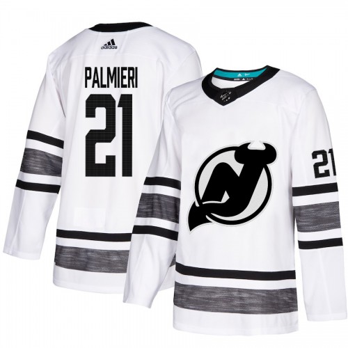 Adidas New Jersey Devils #21 Kyle Palmieri White Authentic 2019 All-Star Stitched Youth Jersey Youth