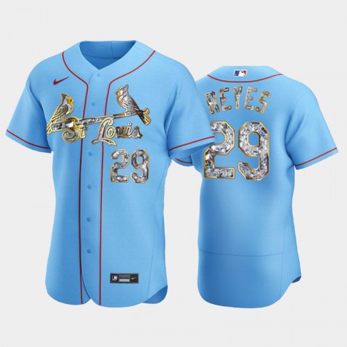 St.Louis St.Louis Cardinals #29 Alex Reyes Men's Diamond Edition Jersey - Blue Men's