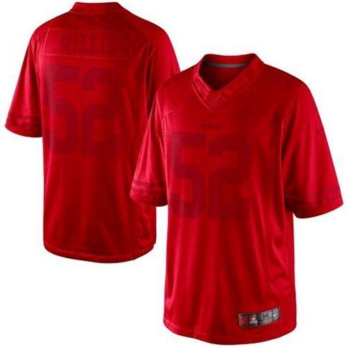 San Francisco 49ers #52 Patrick Willis Red Men's Stitched Drenched Limited Jersey Men's