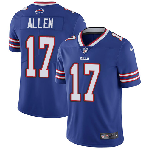 Bills #17 Josh Allen Royal Blue Team Color Men's Stitched Vapor Untouchable Limited Jersey
