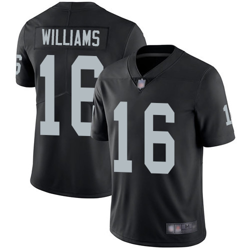Las Vegas Raiders #16 Tyrell Williams Black Team Color Men's Stitched Vapor Untouchable Limited Jersey Men's