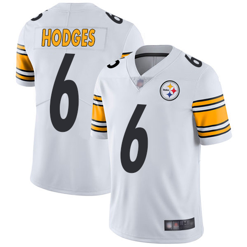 Pittsburgh Steelers #6 Devlin Hodges White Youth Stitched Vapor Untouchable Limited Jersey Youth