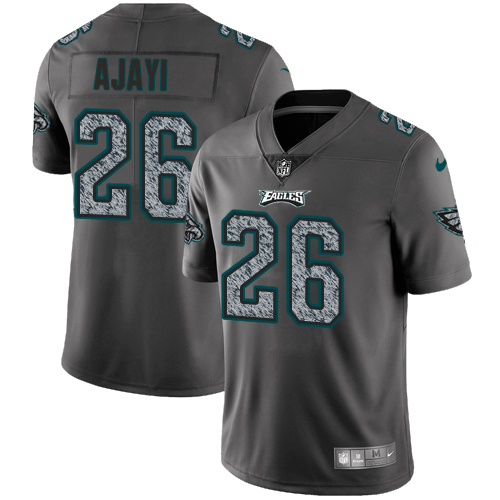 Philadelphia Eagles #26 Jay Ajayi Gray Static Men's Stitched Vapor Untouchable Limited Jersey Men's